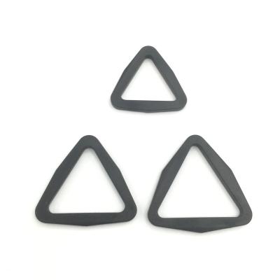 China D3105 Plastic Baby Stroller Side Release Buckle Black Plastic Mini Triangle Buckle for sale