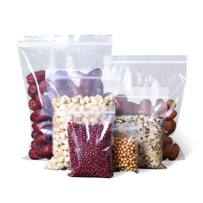 China Security Transparent Small Ziplock Bag Sealed Food Storage Small Jewelry Storage Zipper Lock Bag Mini Tote Bag Thickness for sale