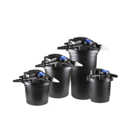 China Viable Bucket Aquarium Filter Aquarium CPF-2500 External Filter Pond Fish Pond Filtration System Excluding Filter Materials for sale