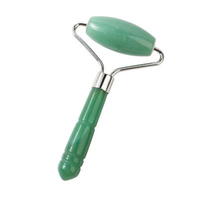 China Wholesale Best Quality Original Facial Massage Mini Single Head Aventurine Jade Roller True for sale