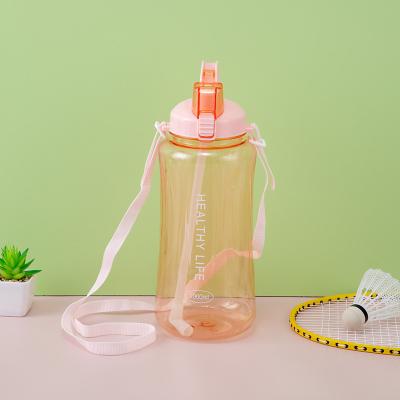 China 2000ml Large Capacity Sustainable Drink Bottle 2L Plastic Water Bottle for sale