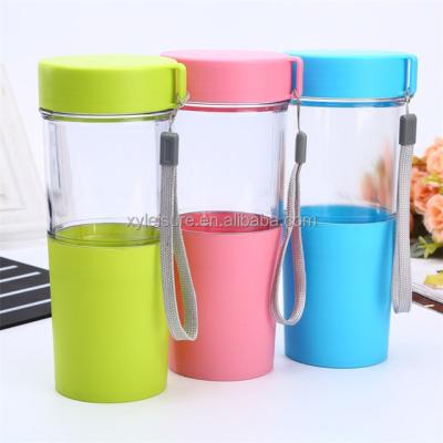 China Sustainable 420ml Water Bottle Promotional Plastic Cup for sale