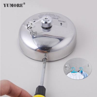 China Adjustable stainless steel safty line colored retractable cloth line for sale