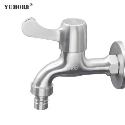 China China kitchen modern bathroom sink faucets stainless washroom shower cold water basin faucet for sale