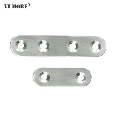 China Different size small straight flat durable stainless steel corner brackets for sale