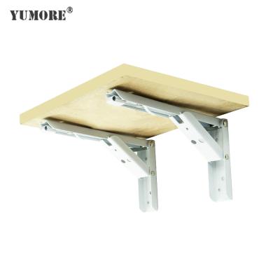 China Factory price white fold down hanging shelf brackets iron shelf bracket for sale