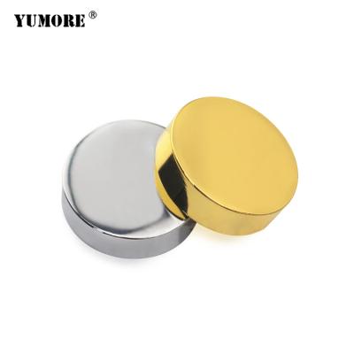 China Stainless steel polish wall mounting screw covers glass balustrade frameless mirror fastener hardware for sale