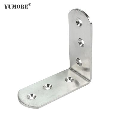 China Stamping u shaped furniture angle double angle small right adjustable angle bracket for fencing for sale