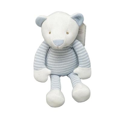 China Handmade Baby Gift Knit 100% Wool Bear Cotton Crochet Yarn Toys Home Decoration for sale