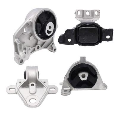 China Rubber & metal & OEM 4861269AD 4861271AD 4861273AA 48612954AB 4PCS Transmission Aluminum Engine Mount Set For American Cars for sale