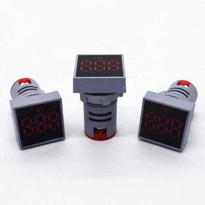 China Factory Supply Energy Efficient Red White Black Green Digital Voltage Meter Dial Indicator Light for sale