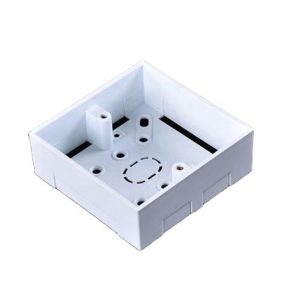 China Construction 86*86*33 One Strip Distribution Box Socket Box Electrical Switch Box for sale