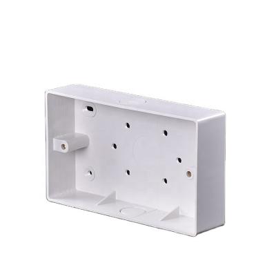 China Building Or PVC Electrical Switch Box / Mounted Box PVC Square Electrical Junction Box for sale