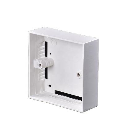 China National Construction Standard 86 Type PVC Concealed Installation Switch Outlets Cable Terminal Box Recessed Wall Bottom Box for sale