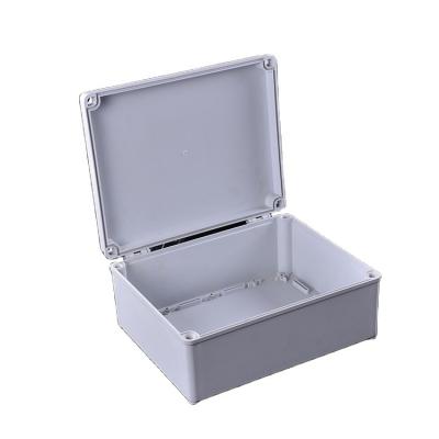 China China Supplier Gold Construction Junction Box Mount Outdoor Electrical Box Plastic Distribution Box With Flange for sale