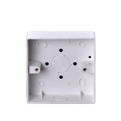 China Construction PVC Electrical Switch Wall Junction Box Or Factory Electrical Customization Thick for sale