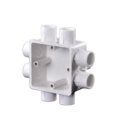 China Construction Or 155*155*60 Mm 8 Style Solar Electrical Junction Box Inserted Way 8 Boxes Electronically for sale