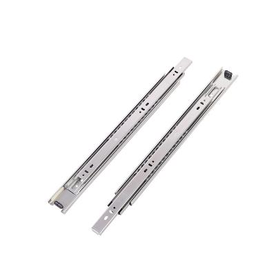 China Precision Fit Telescopic Channels Sliding Suction Cabinet 35Mm Drawer Slide Rail Track Channel Ball Bearing Slides for sale