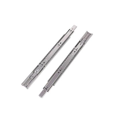 China Sliders 10 Fine Fit Furniture Sliders Full Extension Ball Bearing Inch Three Buffer Steel Ball Rails for sale