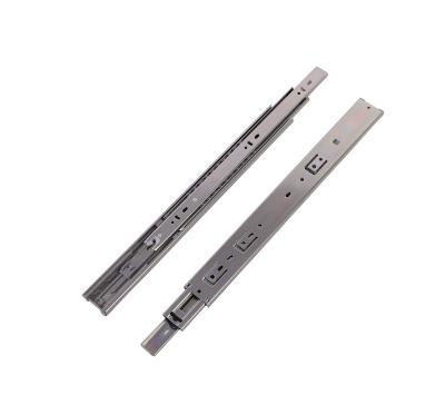 China Good Quality Modern Telescopic Sliding Drawer Slide Rail 3 Times Damper Undermount Slide Rails Bathroom Guide Rails Factory Directly for sale