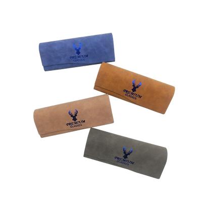 China Fashion PU Sunglasses Case and Box High Quality Custom Made PU Sunglasses Box Logo Sunglasses Box for sale