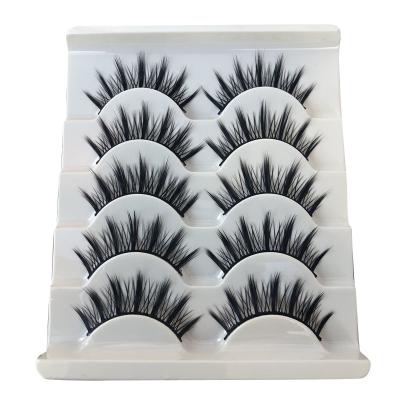 China Natural 3D Layered Full Effect Mink Lashes Wholesale 3D Natural Soft False Mink Eyelashes Supplier for sale