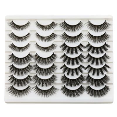 China Wholesale Natural Chemical Fiber Manufacturer SK Series False Eyelashes Natural Soft Realistic Lightsome for sale