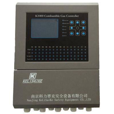 China Unterstützbarer Gasdetektionscontroller K1000-4 mit 8 Detektoren und hellen LED-Display zu verkaufen