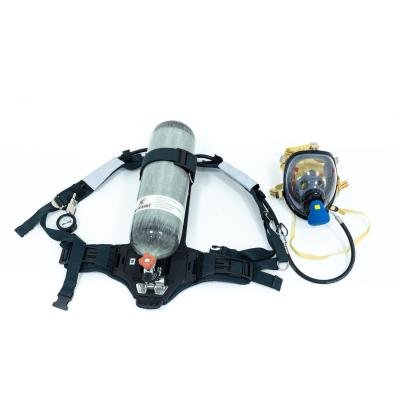 China Flujo de gas 1000L/min Aparato de respiración de aire SCBA Autocontenido 90min 9Kgs en venta