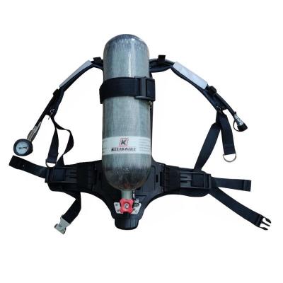 China 6.8L SCBA Aparato de respiración de aire comprimido de 30 MPa con tiempo de servicio de 60 minutos en venta