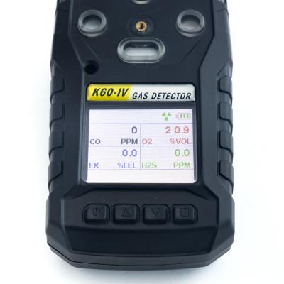 China Detector portátil de gas de hidrógeno K60IV OEM con pantalla LCD en venta