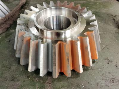 China 20CrNi2MoA Alloy Pinion Straight Conical Gear With Carburizing Heat Treatment zu verkaufen