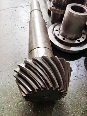 China Klingelnbeg Grinding Spiral Bevel Gear Shaft 10.9362 Module 21T ISO 6 for sale