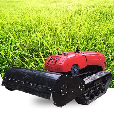 China Anti-skid Remote Control Lawn Mower 32hp / 36hp High Slope Robot Lawn Mower for sale