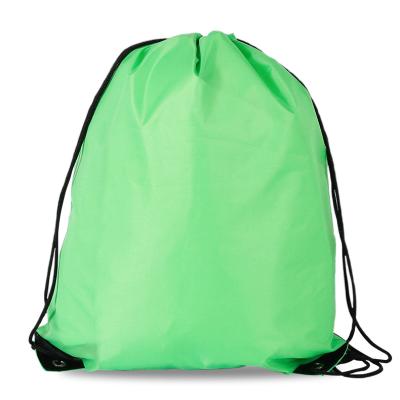 China Lightweight Polyester Drawstring Backpack Waterproof Light Weight for sale