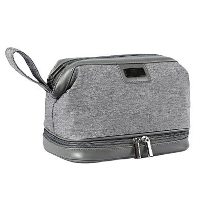 China BG-105 Double Layer Business Travel Makeup Bag Wash Bag Toiletry Bag Toiletry Purse for sale