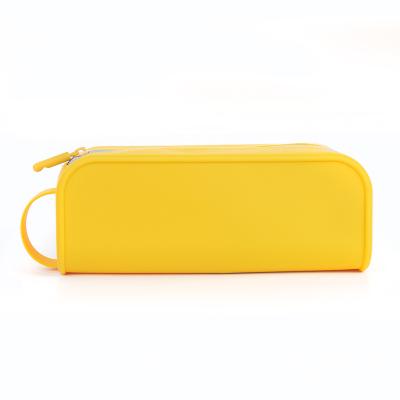 China BG-007 Sillicon Sustainable Makeup Storage Bag Waterproof Soft Cosmetic Toiletry Item for sale