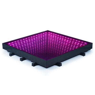 China Outdoor Professional Infinity IP65 3D Wireless Dance Floor LED Dance Floor RBG LED Stage Panel For DJ Live Show Club Disco Party for sale