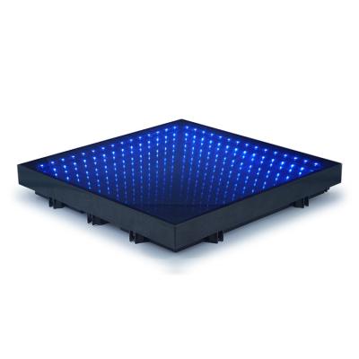 China Wholesale IP65 Wireless Outdoor Tempered Glass LED Panel Dance Floor Infinity 3D LED Dance Floor Stage For Disco Party Wedding Show for sale