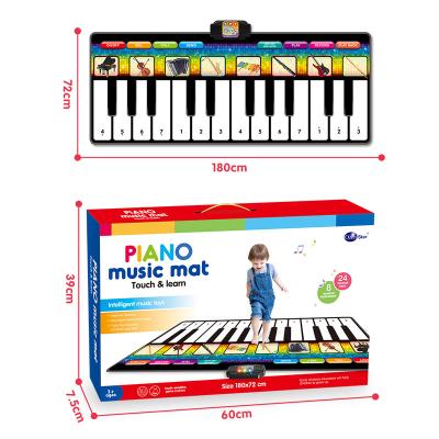 China Music Mat Toy Kids Toddlers Piano Playmat Touch Play Game Dance Blanket Playmat For Baby for sale