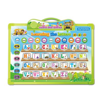 China Hot Selling Letters Mini Picture Board English Audio Study Drawing Board For Children Drawing Easel Board Set for sale