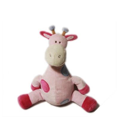 China Soft Cartoon Toy 22cm Pink Giraffe Plush Toys for sale