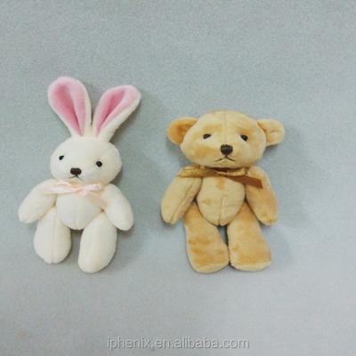 China Toy Chinese Factory Direct Plush Dog Mini Animal Rabbit Bear Stuffed Plush Toys With Logo for sale