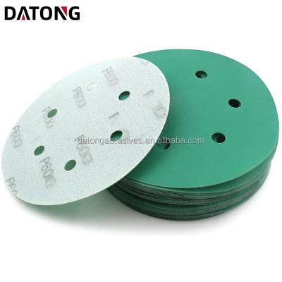 China Datong Factory Price High Quality Metal Abrasives 6inch 6 Holes Ceramic Sanding Disc for Metal and Wood Grit 120 for sale