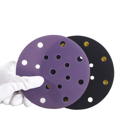 China Datong Abrasives Factory Sand Paper 6inch 17holes Long Life Grit Sanding Disc 400 Round Ceramic Purple for sale