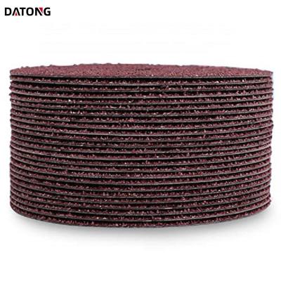 China High Quality High Efficiency Polishing Fiber Steel Disc Aluminum Oxide 5inch Grind 16 Thickness 0.8mm Cup and Grinding Wheel for sale