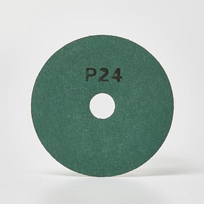 China High Quality Polishing Aluminum Oxide Grinding 5inch Wood Fiber Disc Stainless Steel Grit 24 Thickness 0.8mm Abrasive Wheels for sale