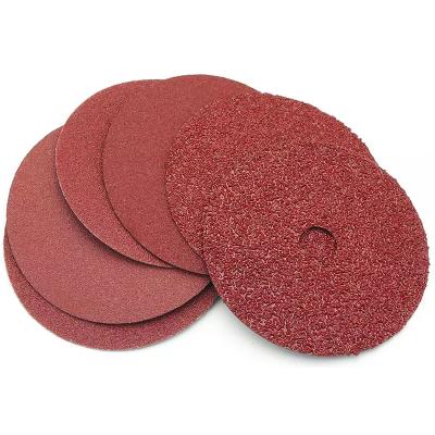 China Grinding Datong Polishing Stainless Steel Wood Fiber Disc Aluminum Oxide 5inch Grit 16 Thickness 0.8mm Abrasive Grinding Wheel for sale