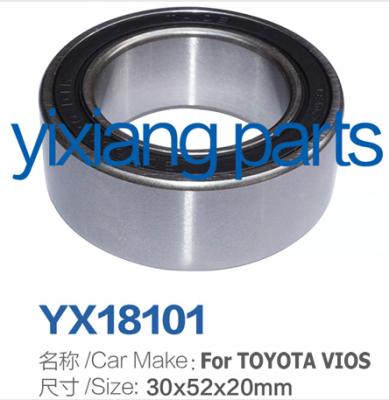 China #10 Steel 30*52*20MM Air Compressor Clutch Assembly Pulley Bearing For Vios for sale