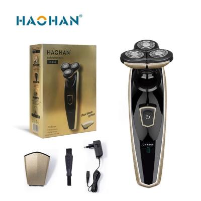 China Manufacturer Supply Haohan Rechargeable Triple Blade 24 Years Electric Shaver Leading Beard Trimmer Razor Trimmer Free Sample Trial for sale